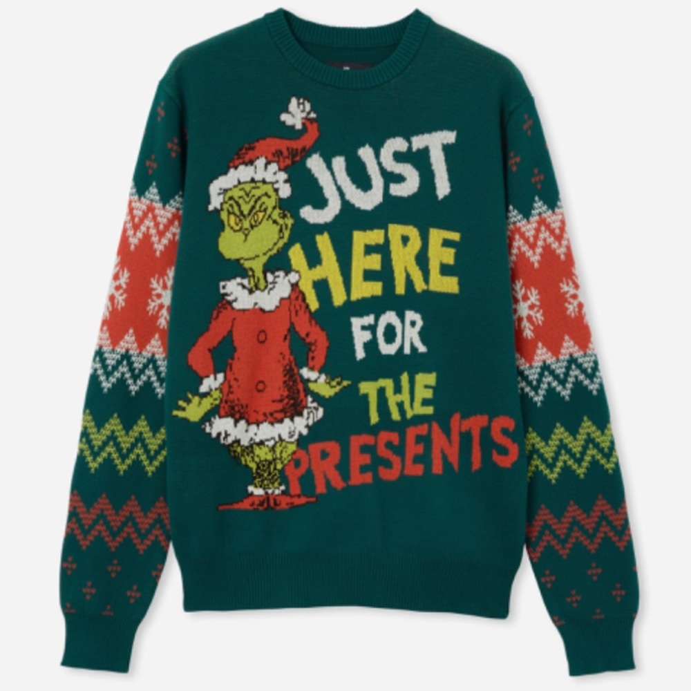 The Grinch Christmas Knit Sweater